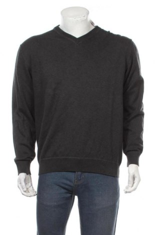 Мъжки пуловер Alpin De Luxe, Размер XL, Цвят Сив, Памук, Цена 29,40 лв.