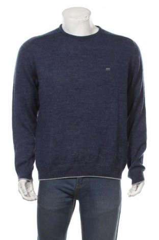 Męski sweter M Milano, Rozmiar XL, Kolor Niebieski, 70%akryl, 30% wełna, Cena 76,80 zł