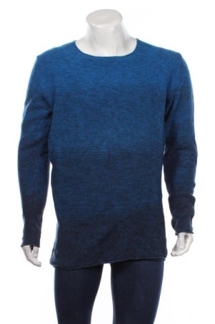 Мъжки пуловер Originals By Jack & Jones, Размер XL, Цвят Син, Памук, Цена 33,08 лв.
