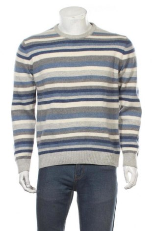 Męski sweter Re Del Mare, Rozmiar L, Kolor Kolorowy, 80% wełna, 20% poliamid, Cena 67,20 zł