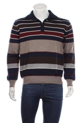 Męski sweter Re Del Mare, Rozmiar L, Kolor Kolorowy, 50% wełna, 50%akryl, Cena 76,80 zł