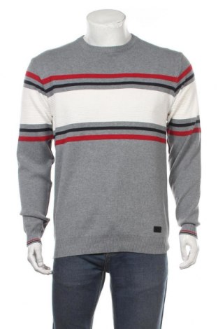 Мъжки пуловер Scott, Размер L, Цвят Сив, Полиестер, Цена 41,40 лв.