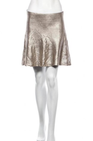 Пола Zara Knitwear, Размер M, Цвят Златист, 85% вискоза, 13% полиамид, 2% еластан, Цена 10,66 лв.