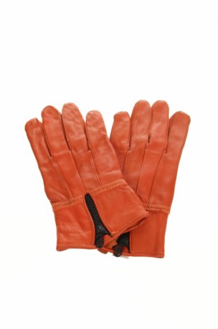 Handschuhe, Farbe Orange, Echtleder, Preis 21,89 €