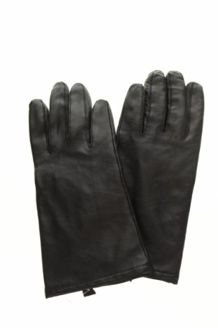 Γάντια, Χρώμα Μαύρο, Γνήσιο δέρμα, Τιμή 9,32 €