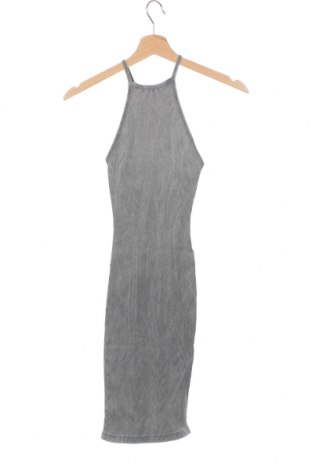 Kleid Bershka, Größe XS, Farbe Grau, Baumwolle, Preis 11,74 €