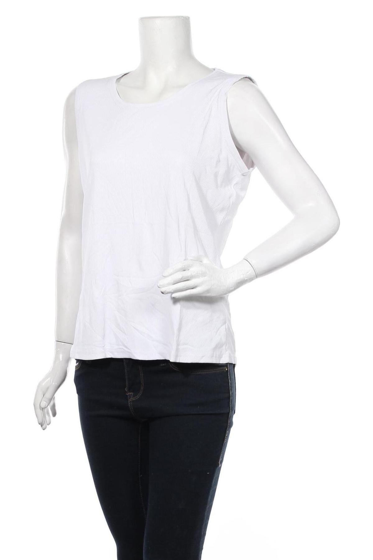 Γυναικείο αμάνικο μπλουζάκι Bonita, Μέγεθος L, Χρώμα Λευκό, 96% πολυαμίδη, 4% ελαστάνη, Τιμή 12,63 €