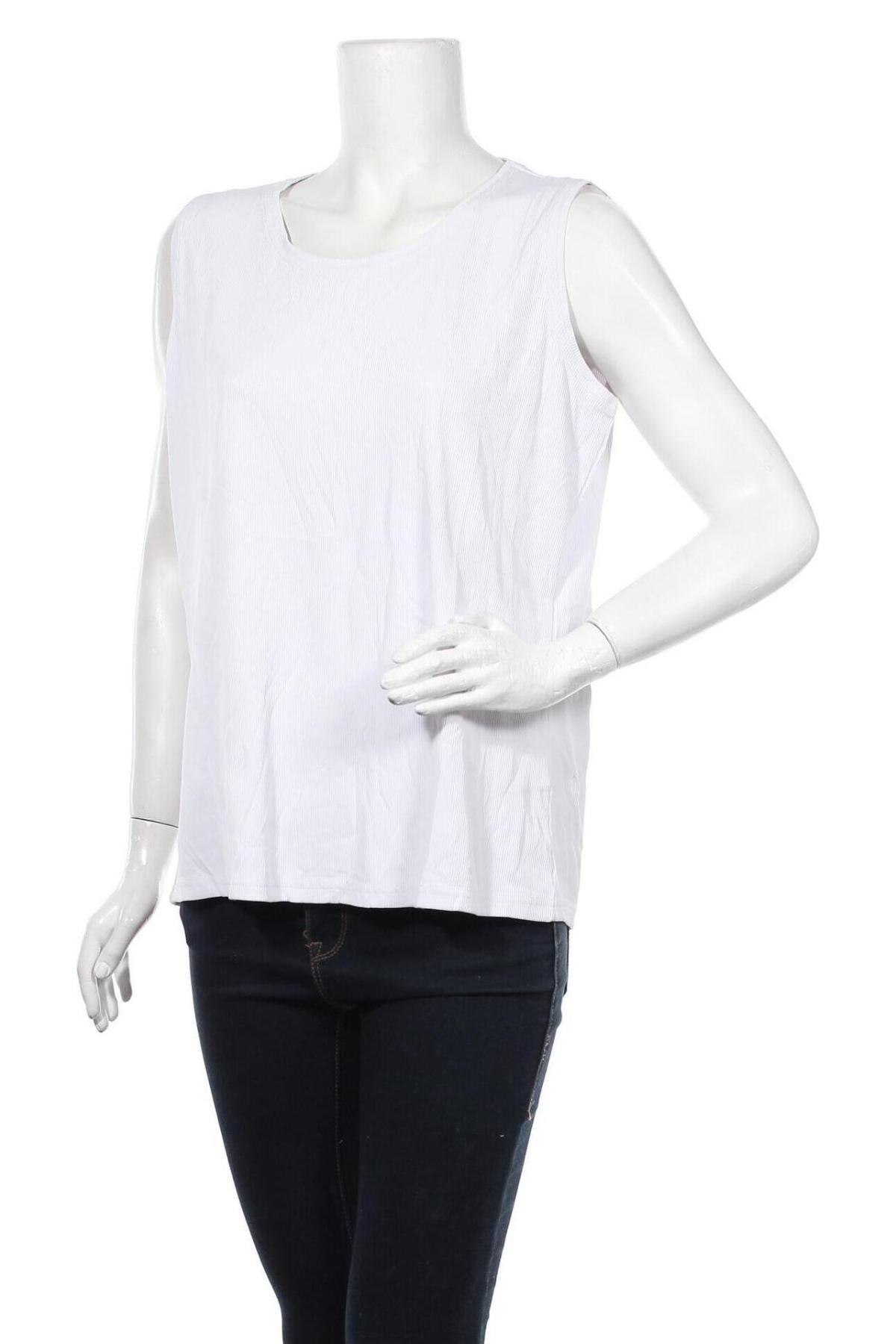 Γυναικείο αμάνικο μπλουζάκι Bonita, Μέγεθος XL, Χρώμα Λευκό, 96% πολυαμίδη, 4% ελαστάνη, Τιμή 7,58 €