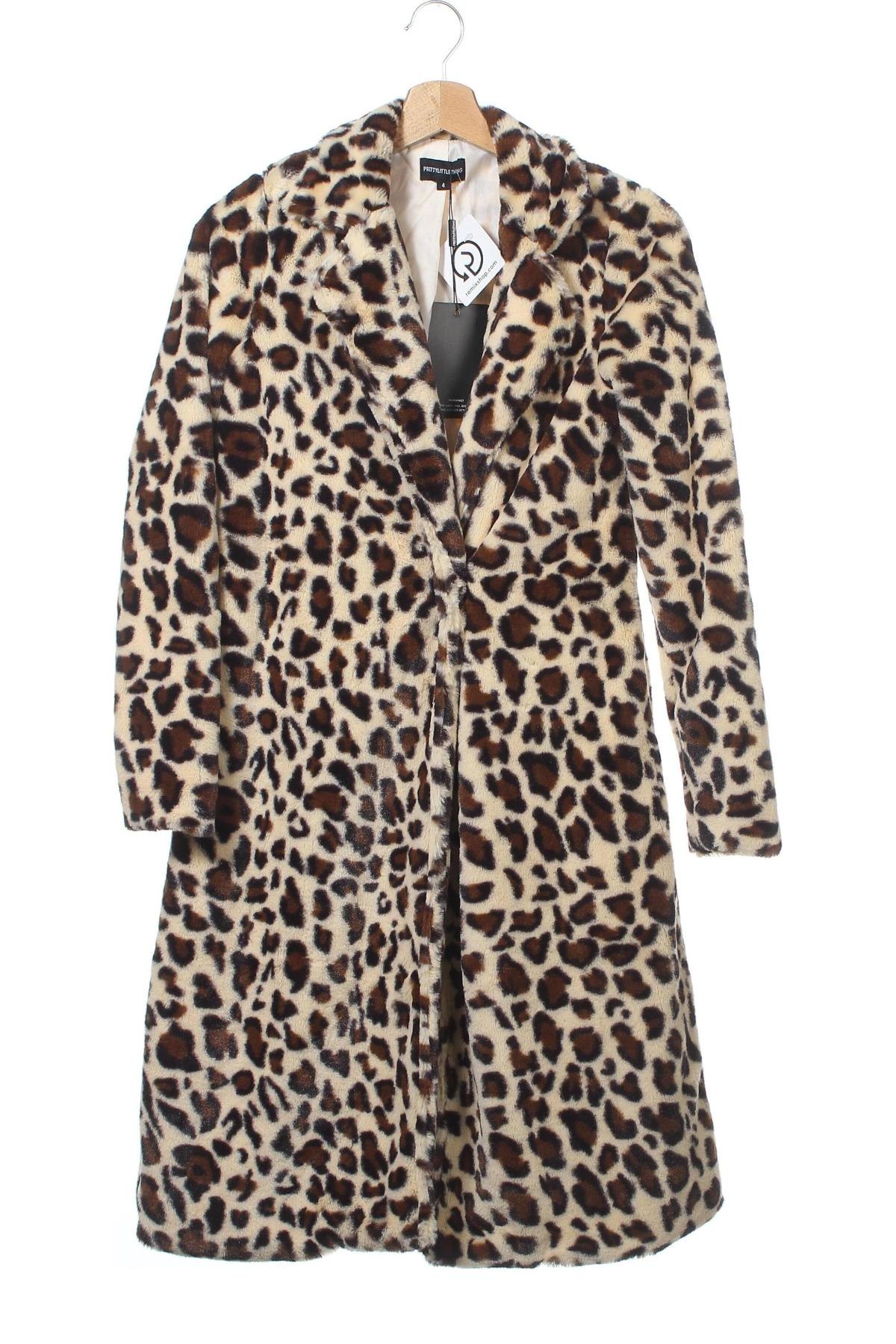 Дамско палто Pretty Little Thing, Размер XS, Цвят Кафяв, Цена 99,00 лв.