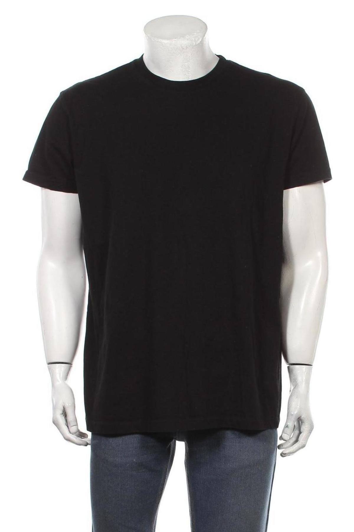 Мъжка тениска Lower East, Размер XXL, Цвят Черен, Памук, Цена 21,75 лв.