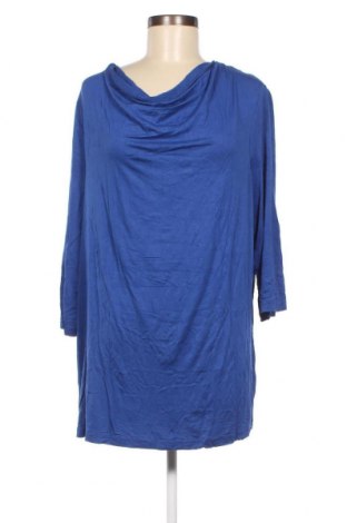 Γυναικεία μπλούζα, Μέγεθος XXL, Χρώμα Μπλέ, 95% βισκόζη, 5% ελαστάνη, Τιμή 21,65 €
