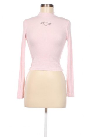 Γυναικεία μπλούζα Bershka, Μέγεθος XS, Χρώμα Ρόζ , Τιμή 16,46 €