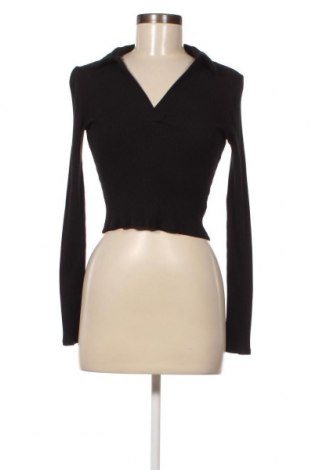 Γυναικεία μπλούζα H&M, Μέγεθος S, Χρώμα Μαύρο, 93% βισκόζη, 74% ελαστάνη, Τιμή 16,46 €