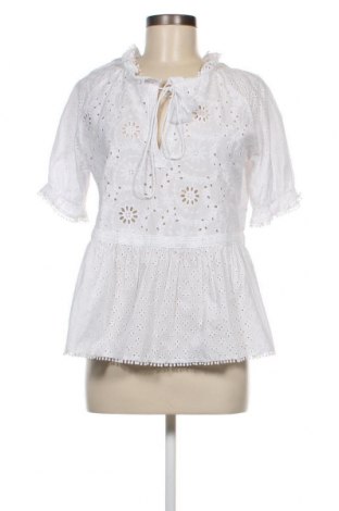 Γυναικεία μπλούζα TWINSET, Μέγεθος S, Χρώμα Λευκό, Βαμβάκι, Τιμή 40,21 €