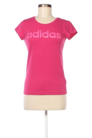 Дамска тениска Adidas, Размер XS, Цвят Розов, 70% памук, 30% полиестер, Цена 38,00 лв.