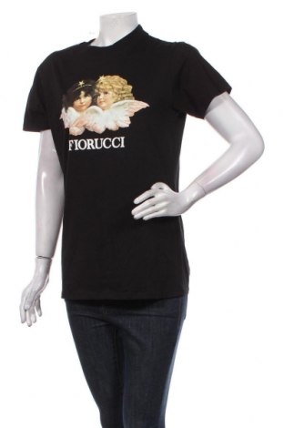 Дамска тениска Fiorucci, Размер M, Цвят Черен, Памук, Цена 91,00 лв.