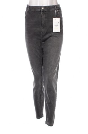 Γυναικείο Τζίν Bershka, Μέγεθος XL, Χρώμα Γκρί, 92% βαμβάκι, 5% πολυεστέρας, 3% ελαστάνη, Τιμή 29,90 €