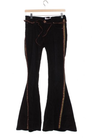 Γυναικείο κοτλέ παντελόνι One x Oneteaspoon, Μέγεθος S, Χρώμα Μαύρο, Τιμή 61,59 €