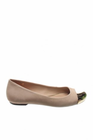 Дамски обувки San Marina, Размер 37, Цвят Бежов, Естествена кожа, еко кожа, Цена 58,52 лв.
