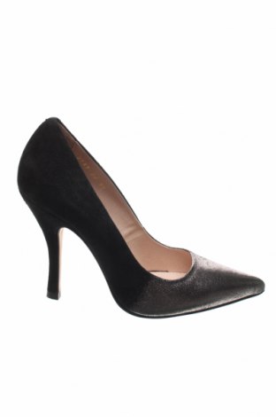 Дамски обувки San Marina, Размер 38, Цвят Черен, Естествен велур, Цена 58,52 лв.