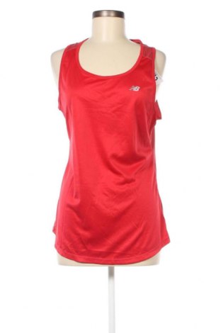 Γυναικείο αμάνικο μπλουζάκι New Balance, Μέγεθος XL, Χρώμα Κόκκινο, Πολυεστέρας, Τιμή 10,58 €
