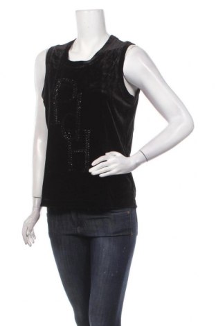 Γυναικείο αμάνικο μπλουζάκι Pedro Del Hierro, Μέγεθος L, Χρώμα Μαύρο, 92% πολυεστέρας, 8% ελαστάνη, Τιμή 23,51 €
