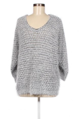 Дамски пуловер Laura Torelli, Размер L, Цвят Сив, Цена 21,60 лв.