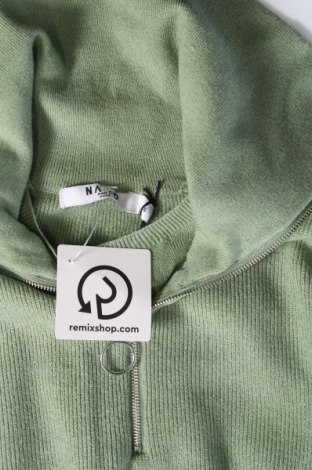 Дамски пуловер NA-KD, Размер XS, Цвят Зелен, Цена 67,50 лв.