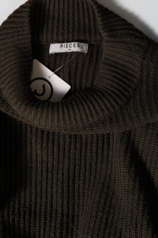 Дамски пуловер Pieces, Размер XS, Цвят Зелен, Цена 8,10 лв.