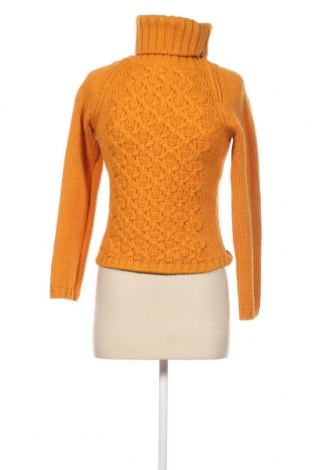 Дамски пуловер Sisley, Размер S, Цвят Оранжев, Цена 31,80 лв.