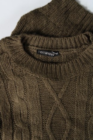 Дамски пуловер Terranova, Размер M, Цвят Зелен, Цена 21,60 лв.