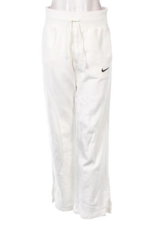 Дамско спортно долнище Nike, Размер S, Цвят Бял, 80% памук, 20% полиестер, Цена 67,10 лв.