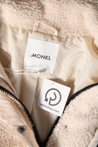 Γυναικείο μπουφάν Monki, Μέγεθος L, Χρώμα Εκρού, Τιμή 99,48 €