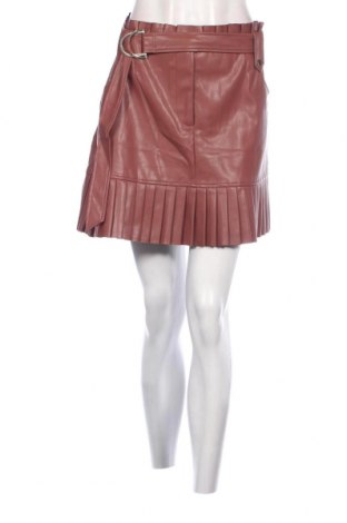 Δερμάτινη φούστα Zara, Μέγεθος XL, Χρώμα Καφέ, Δερματίνη, Τιμή 23,51 €
