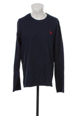 Ανδρική μπλούζα U.S. Polo Assn., Μέγεθος L, Χρώμα Μπλέ, Τιμή 17,73 €