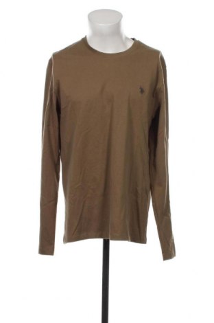 Ανδρική μπλούζα U.S. Polo Assn., Μέγεθος L, Χρώμα Πράσινο, Τιμή 19,51 €
