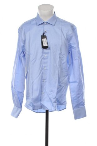 Ανδρικό πουκάμισο Just Cavalli, Μέγεθος XL, Χρώμα Μπλέ, Τιμή 46,10 €