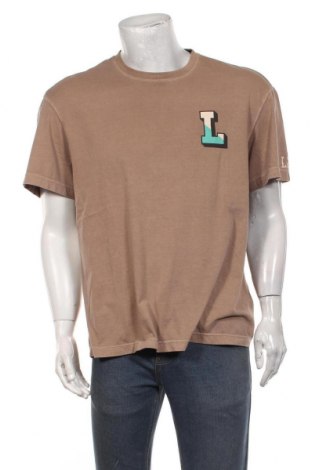 Ανδρικό t-shirt Lee, Μέγεθος M, Χρώμα  Μπέζ, Τιμή 9,38 €