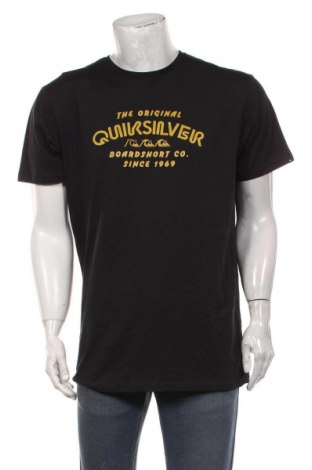 Мъжка тениска Quiksilver, Размер L, Цвят Черен, Цена 57,00 лв.