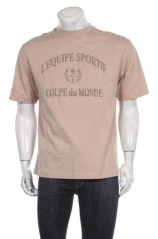 Herren T-Shirt River Island, Größe S, Farbe Beige, Preis € 6,99