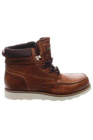 Мъжки обувки Pantofola D'oro, Размер 44, Цвят Кафяв, Естествена кожа, текстил, Цена 170,50 лв.