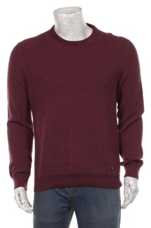 Мъжки пуловер Lerros, Размер M, Цвят Червен, Памук, Цена 47,70 лв.