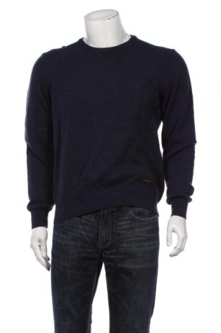 Мъжки пуловер Signal, Размер L, Цвят Син, 80% вълна, 20% полиамид, Цена 37,50 лв.