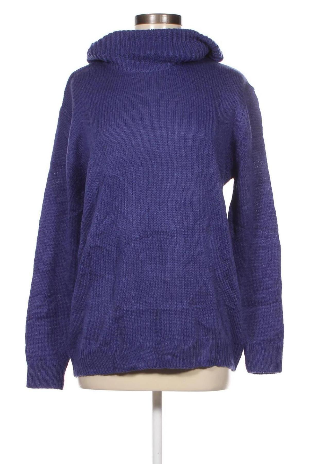 Дамски пуловер, Размер M, Цвят Син, Цена 21,60 лв.