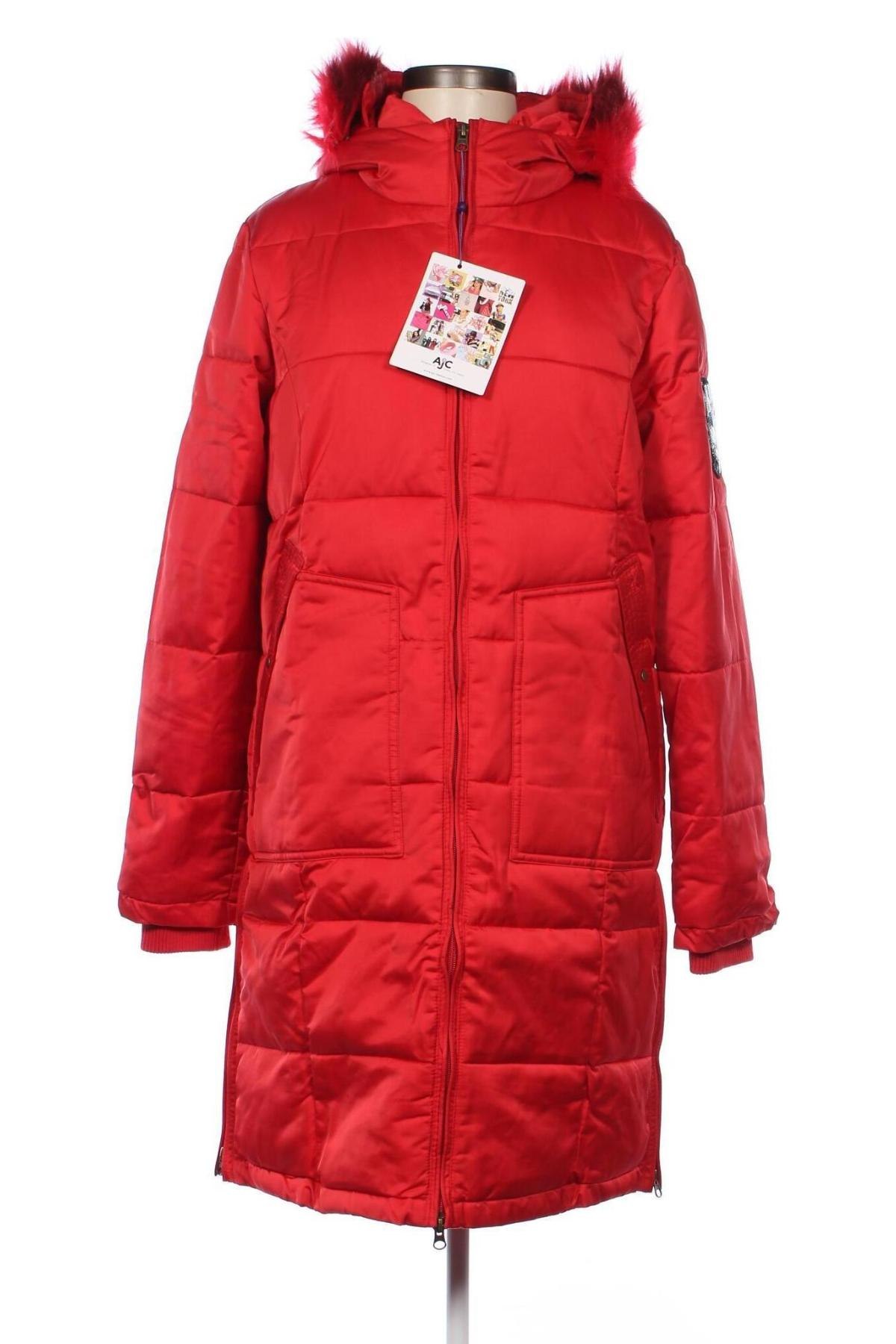 Γυναικείο μπουφάν Ajc, Μέγεθος S, Χρώμα Κόκκινο, Τιμή 52,06 €