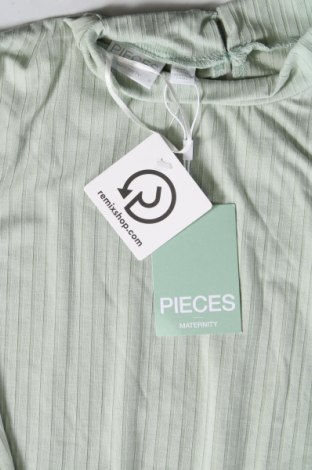 Блуза за бременни Pieces, Размер M, Цвят Зелен, Цена 14,00 лв.
