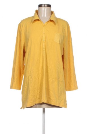 Γυναικεία μπλούζα Basic Editions, Μέγεθος XXL, Χρώμα Κίτρινο, Τιμή 9,72 €