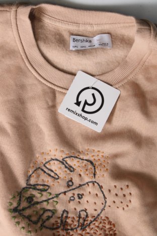 Γυναικεία μπλούζα Bershka, Μέγεθος L, Χρώμα  Μπέζ, Τιμή 11,75 €