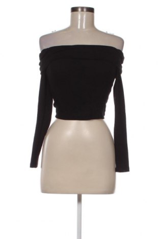 Γυναικεία μπλούζα Bershka, Μέγεθος S, Χρώμα Μαύρο, Τιμή 7,99 €