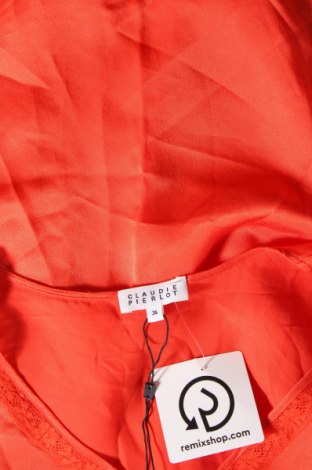 Γυναικεία μπλούζα Claudie Pierlot, Μέγεθος S, Χρώμα Πορτοκαλί, Τιμή 8,00 €